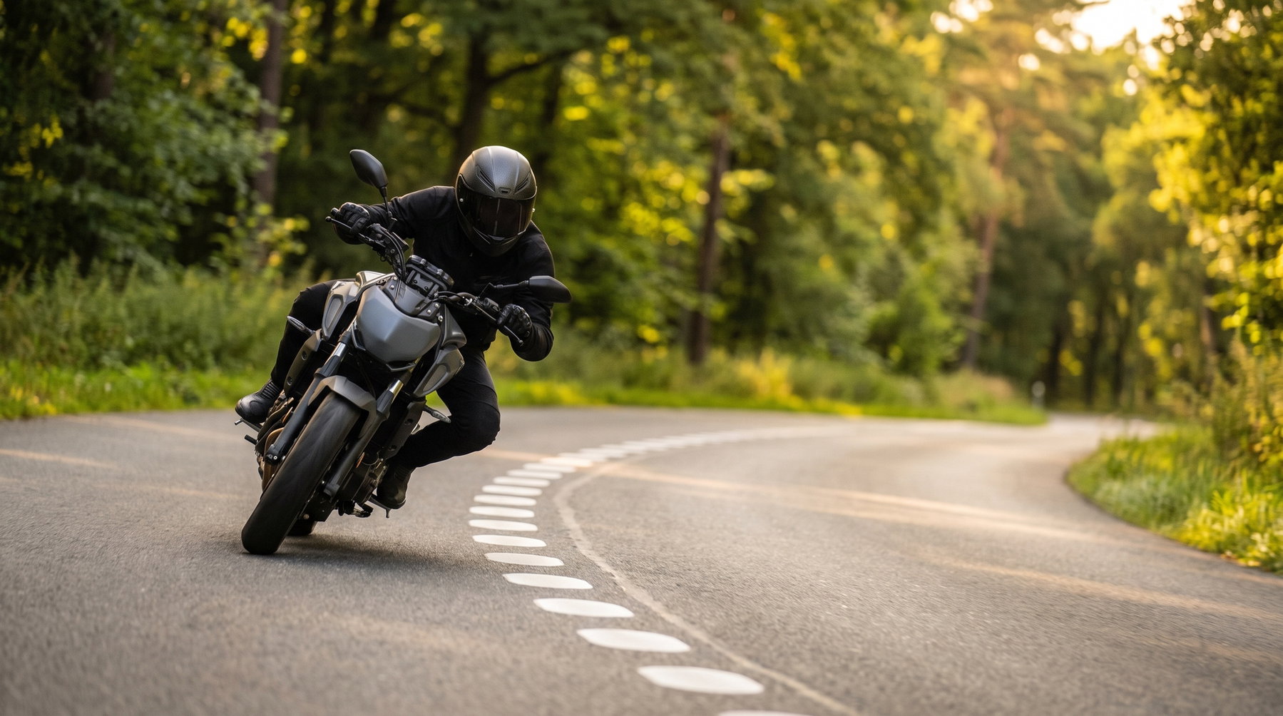 Motorcycle Curve Markings Cut Crashes 80% in Austria — Norway Joins In, Germany's NRW Expands