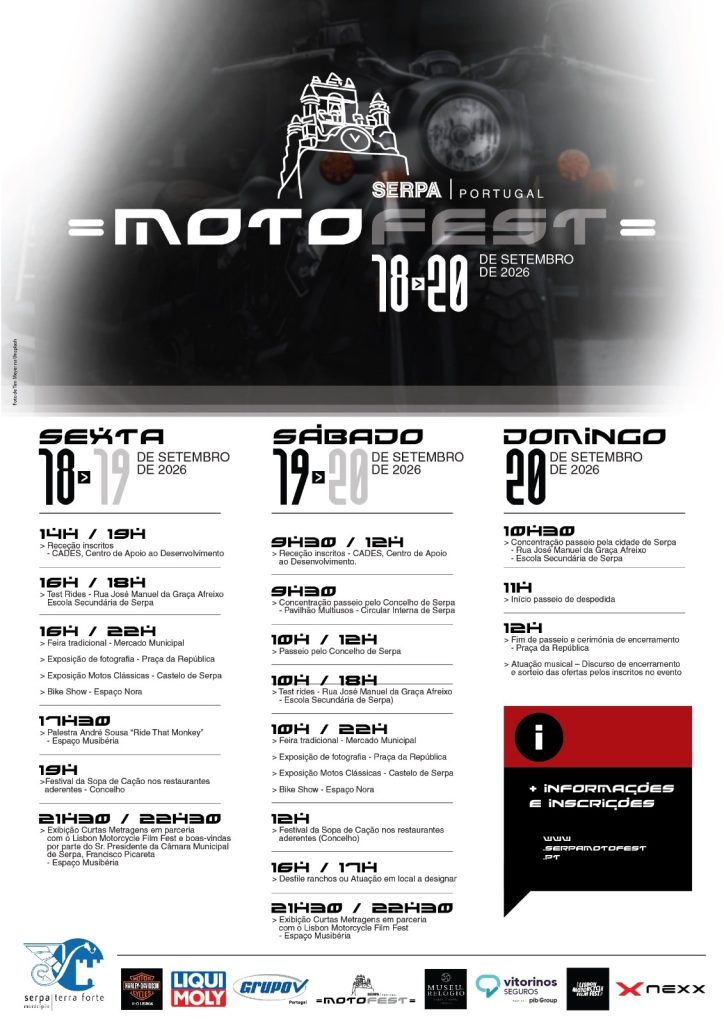 Serpa Moto Fest 2026 Brings Two-Wheel Culture to the Heart of Portugal's Baixo Alentejo
