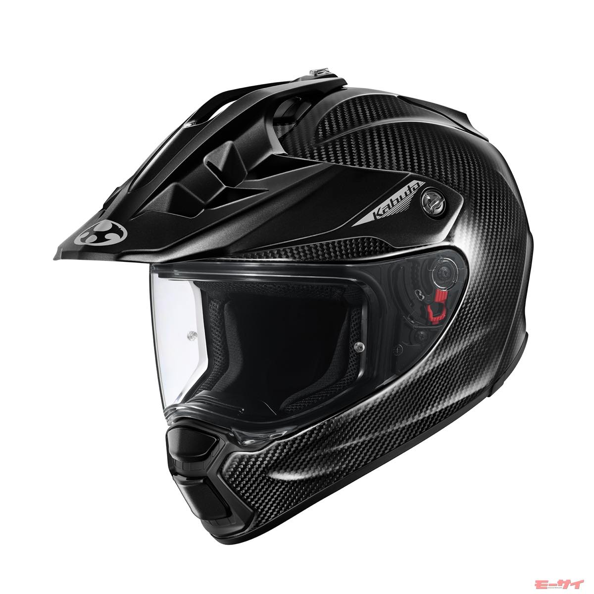 カブトのデュアルパーパスヘルメットGEOSYSに、カーボンシェルの限定「GEOSYS-R」追加
