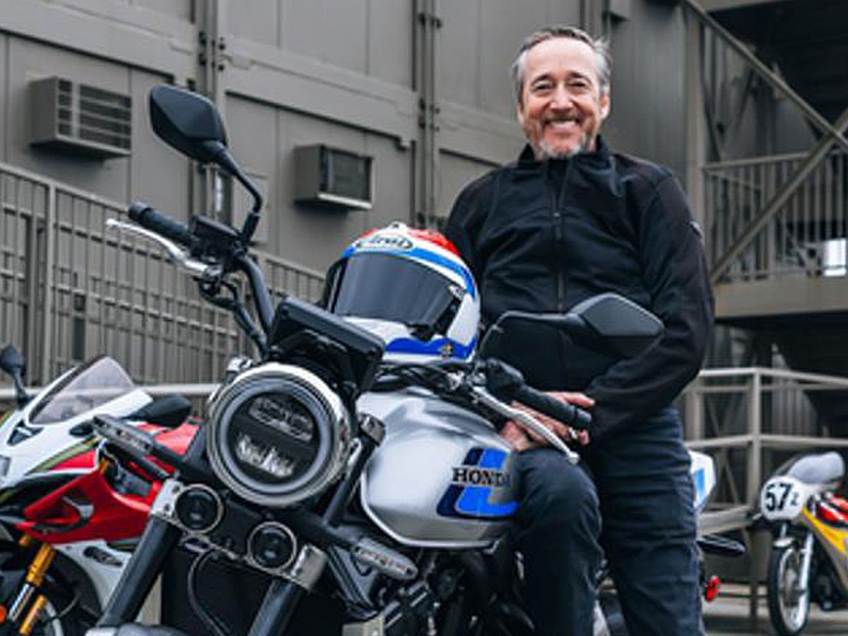 Freddy Spencer Demos the New CB1000F at Monterey Car Week