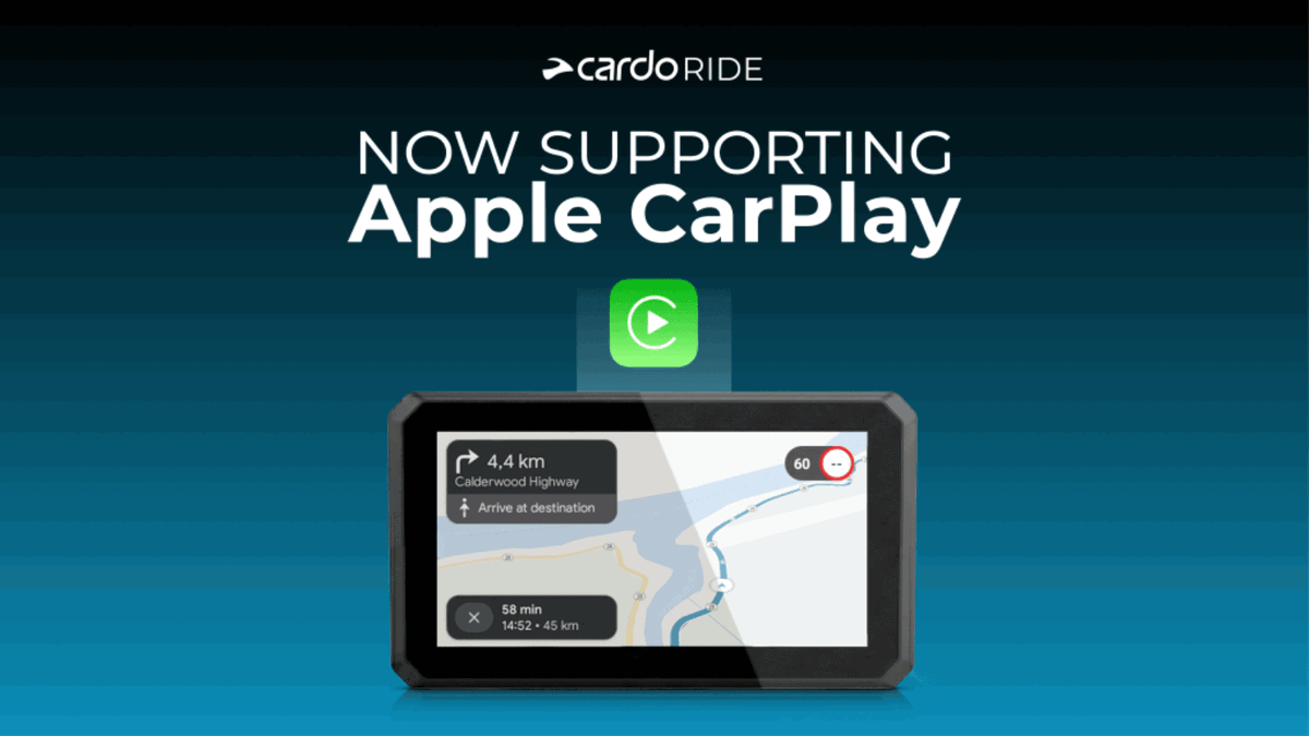 Cardoのライディングアプリが Apple CarPlay に対応、走行前後まで"つながる"体験へ