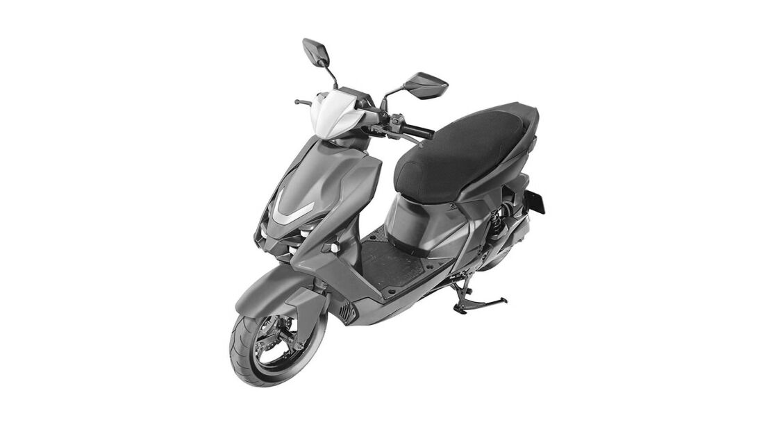 Yamaha Design Filing Reveals New Center-Motor Electric Scooter