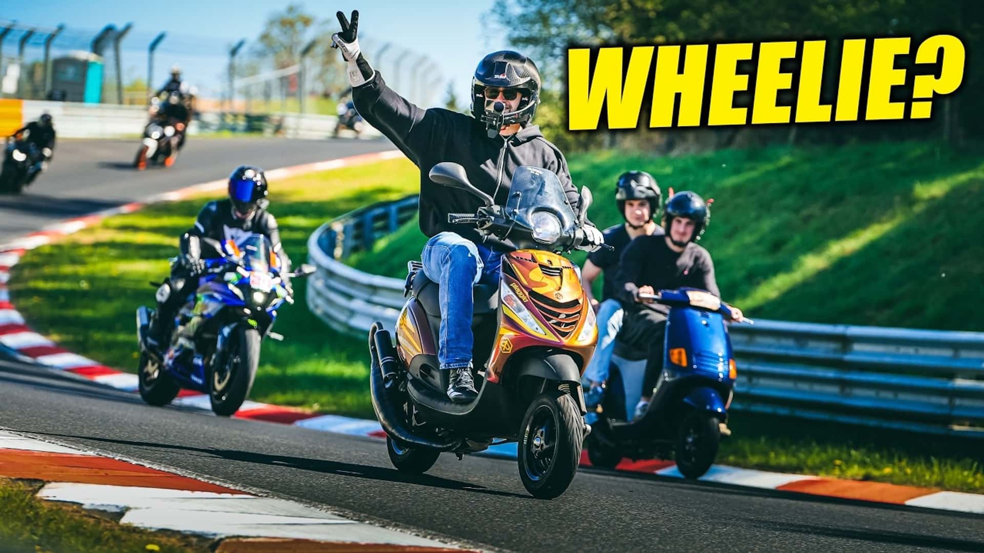 The Madness of Attacking the Nürburgring on a 35hp, 50kg Two-Stroke Scooter — Inside the Passion of Anlassen