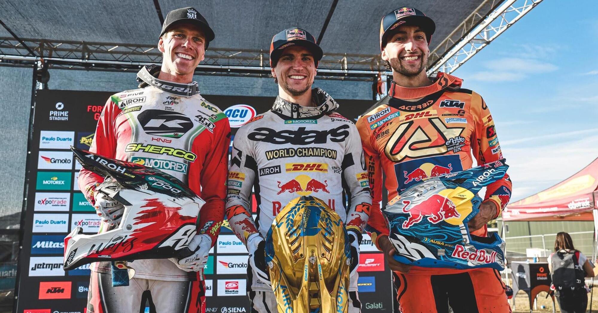 アンドレア・ベローナ、EnduroGPウェールズ戦でE2級3連覇。エルガリはジュニア初制覇
