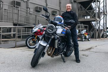 Hall-of-Famer Freddie Spencer Gets First US Ride on the New CB1000F
