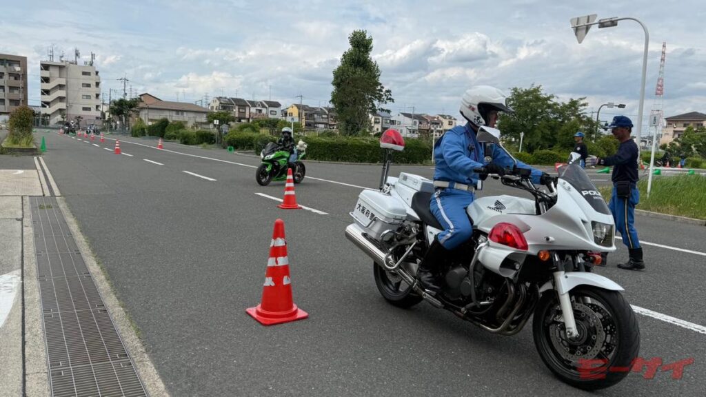 A Female Rider Takes on Lessons From Traffic Police in Osaka's Motorcycle Safety Challenge