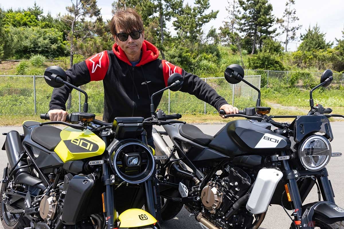 Husqvarna testa lado a lado as irmãs Vitpilen 801 e Svartpilen 801