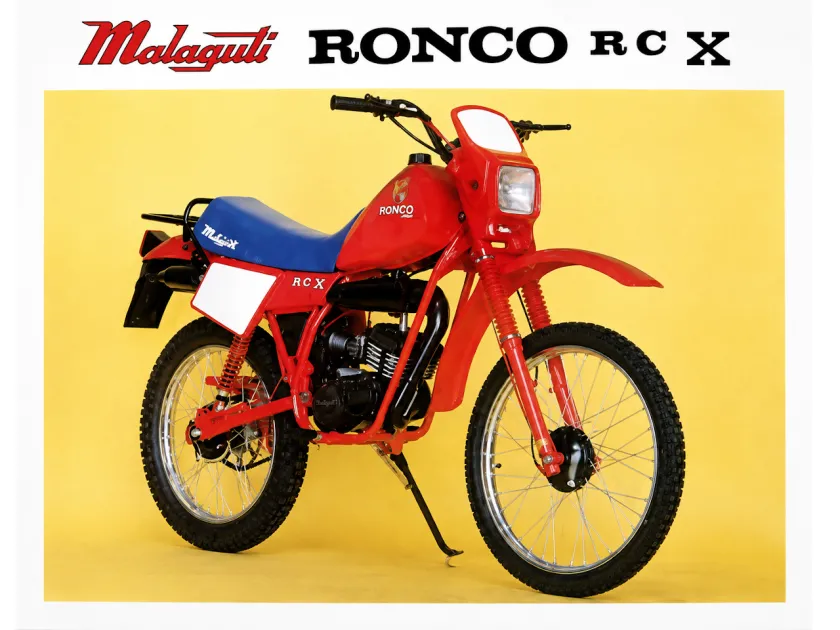 1983 Malaguti Ronco RCX: The Small Bike That Carried Italian 50cc Enduro Into a New Era