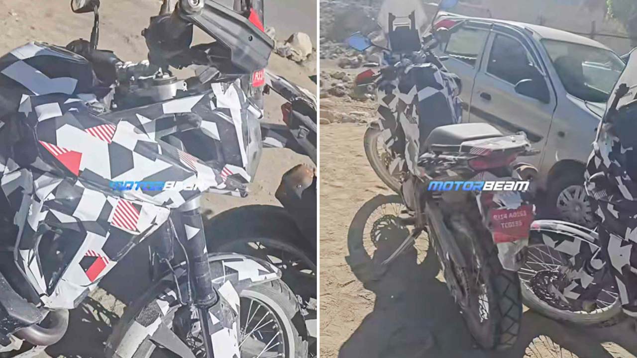 Hero's New Xpulse 420 ADV Spotted Testing at High Altitude in Ladakh