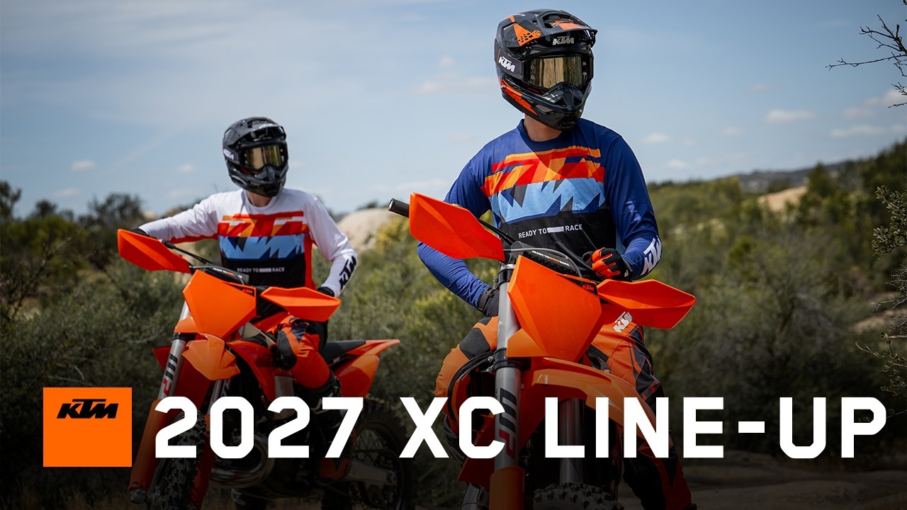 KTMが2027年型「XC」レンジを公開、クロスカントリー由来のレースレディ性能