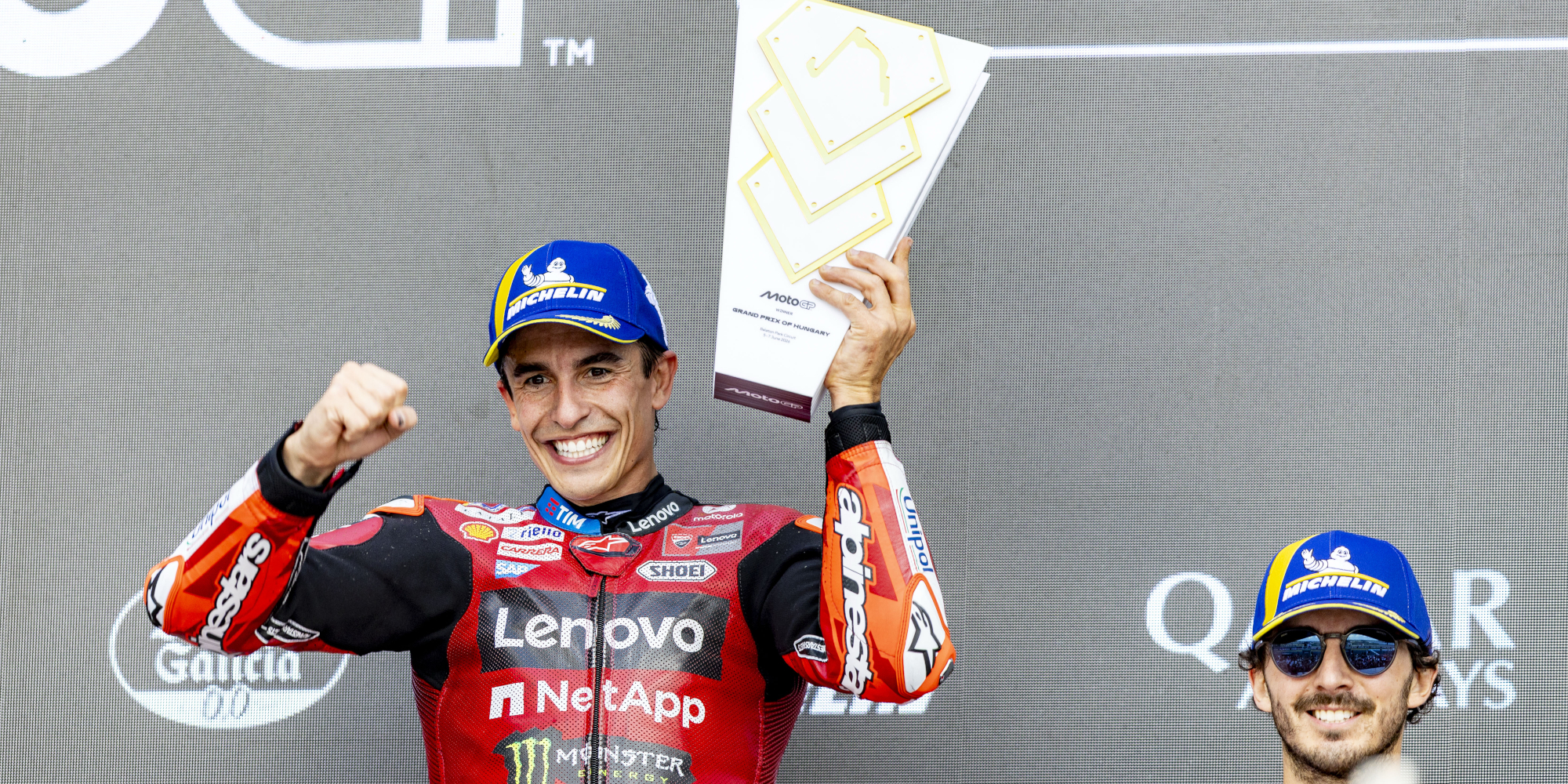 Marc Marquez Wins Hungarian GP for First 2026 Victory, Acosta Second