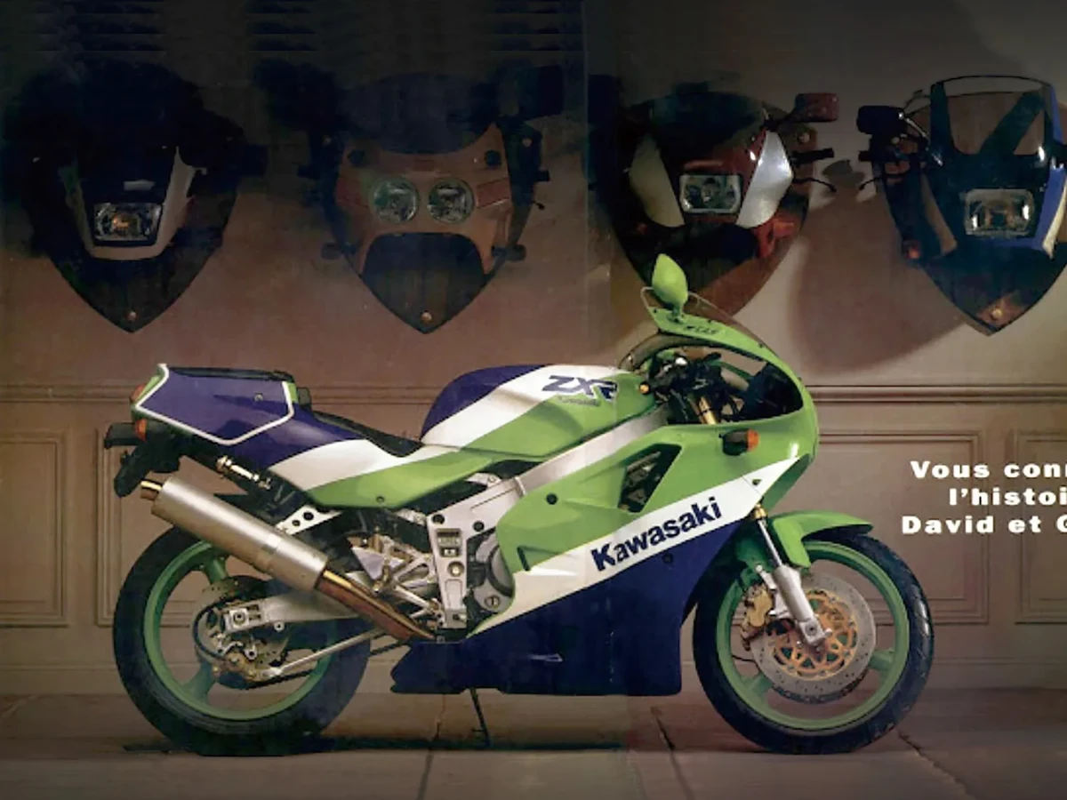 Kawasaki, the Last Holdout Against Replicas, Enters the Game With the Radical ZXR400 and Its First Inverted Forks