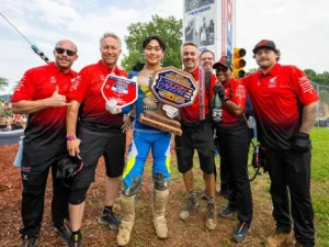 Jo Shimoda Takes First Moto Win of the Season and Points Lead at AMA Pro Motocross Round 5, RedBud