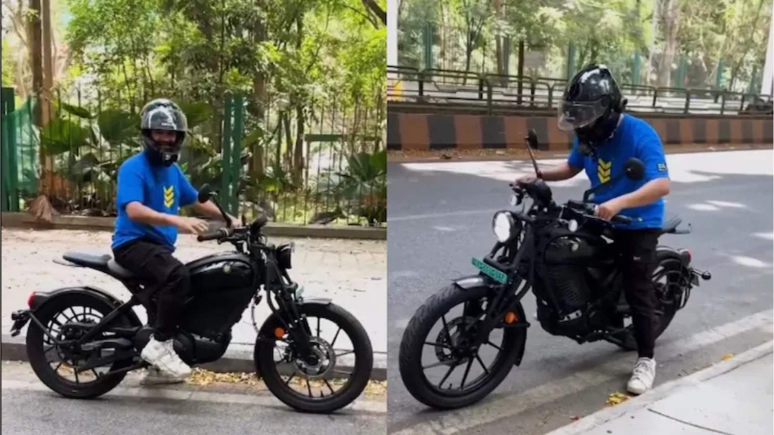Ultraviolette CEO Test Rides Royal Enfield's First Electric Bike, the Flying Flea C6