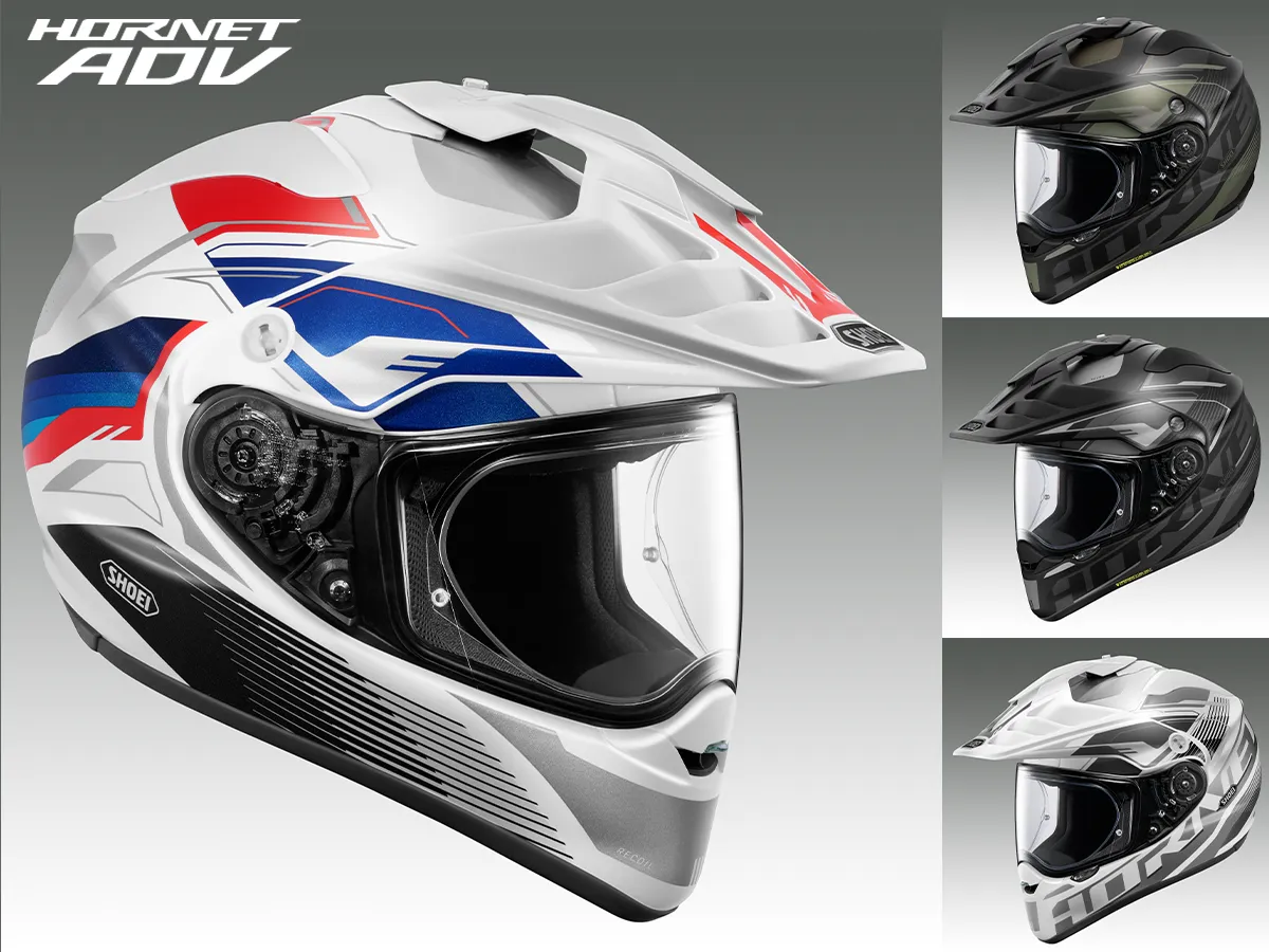 SHOEI HORNET ADVに新柄「RECOIL」。4色展開・88,000円で11月発売